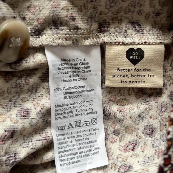 Madewell Corduroy Peplum Top - Picture 12 of 16